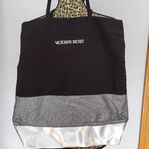 Victoria's Secret bag black and silver